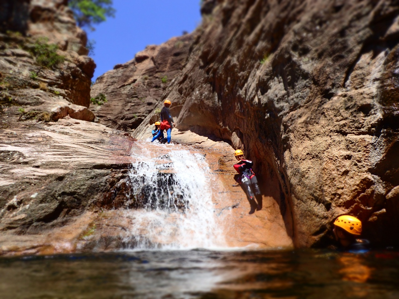 Canyoning en automne